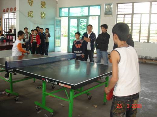 蛟镇小学"乒乒乓乓"喜迎奥运