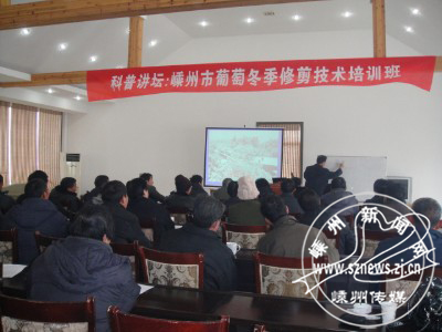 科普讲坛:葡萄冬季修剪技术培训班