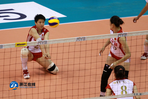 中国女排成功卫冕亚洲杯 绍兴师爷喜迎首冠