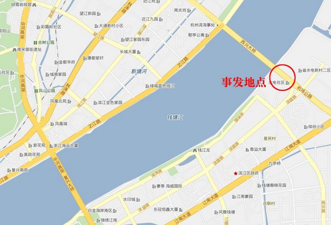 杭州钱江三桥(西兴大桥)引桥部分桥面坍塌