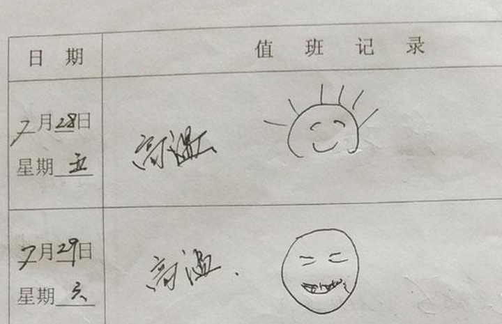 高温天画太阳阴天画阴沉脸 这个村干部的值班