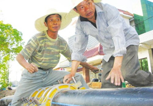 ���յ�ͷʩ��æ �����깤�����