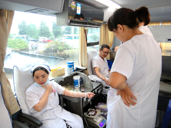 ҽ����Ա�޳���Ѫ